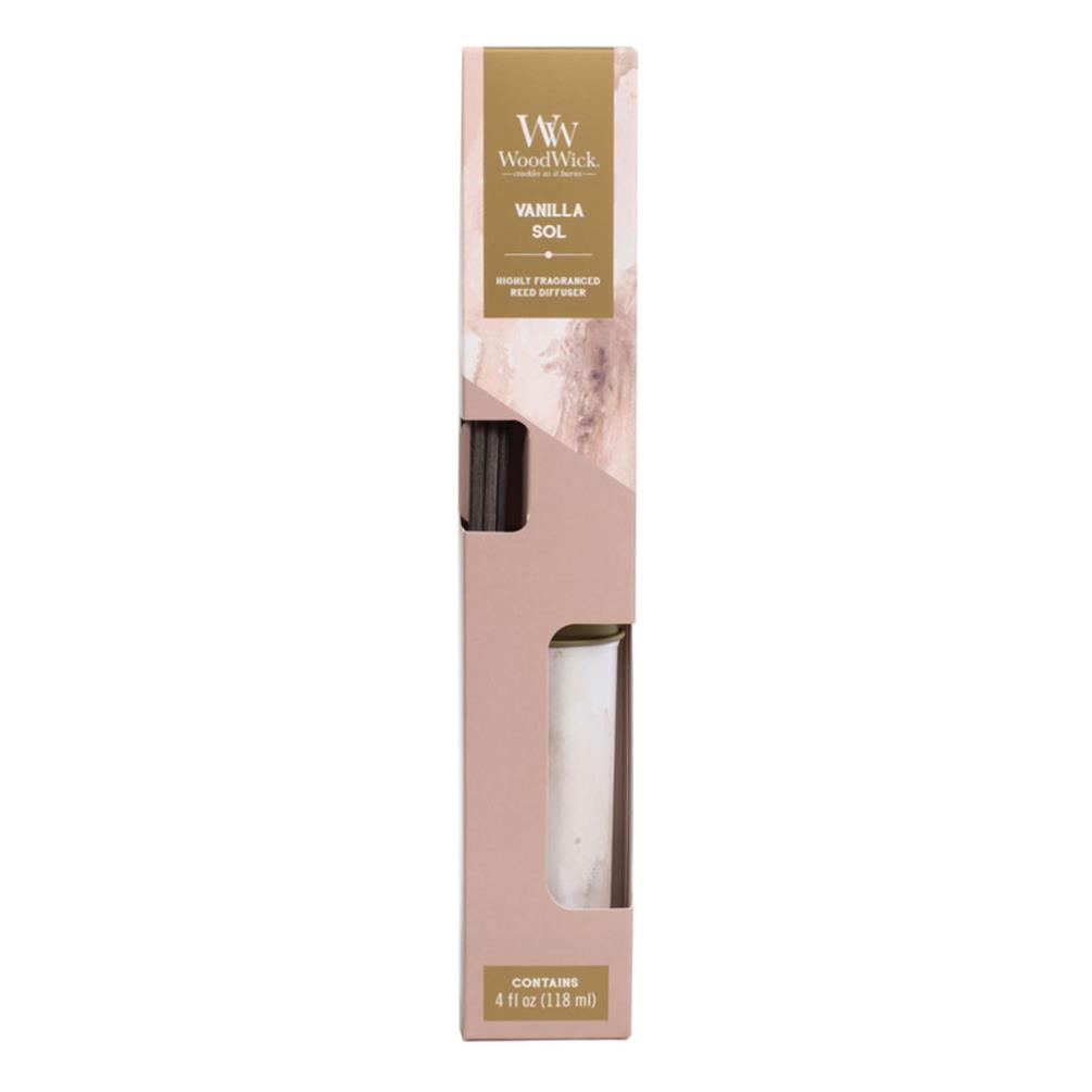 WoodWick Vanilla Sol Artisan Reed Diffuser Extra Image 1
